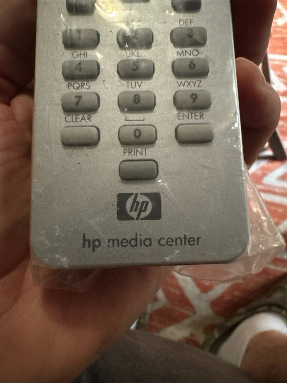 BRAND NEW HP MEDIA CENTER REMOTE CONTROL RC1314401 RC6 OEM GENUINE SILVER
